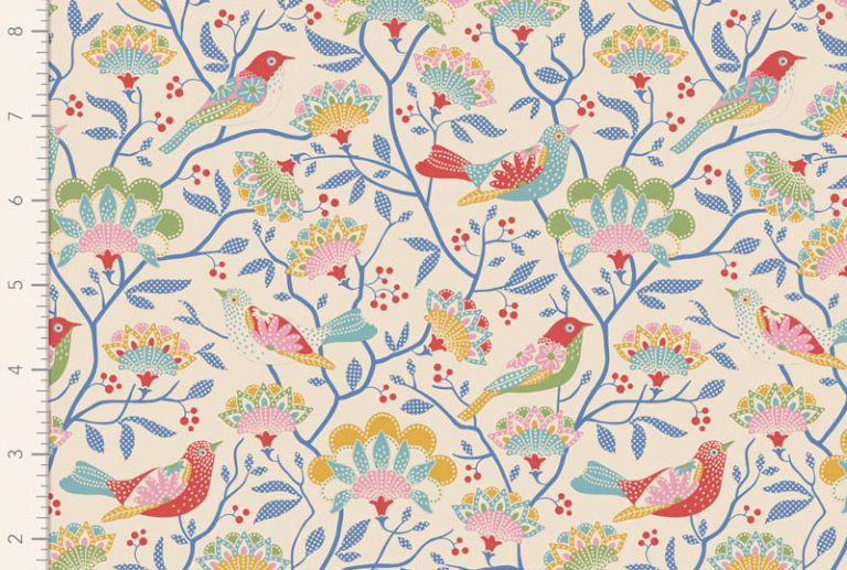 Tilda coleção Jubilee_Bird Tree Creme